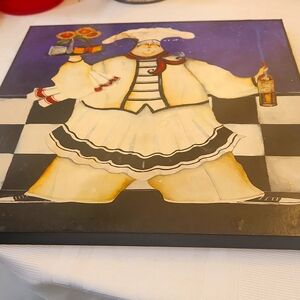Debbie Mumm renowned artist Crimson Chef 12×12